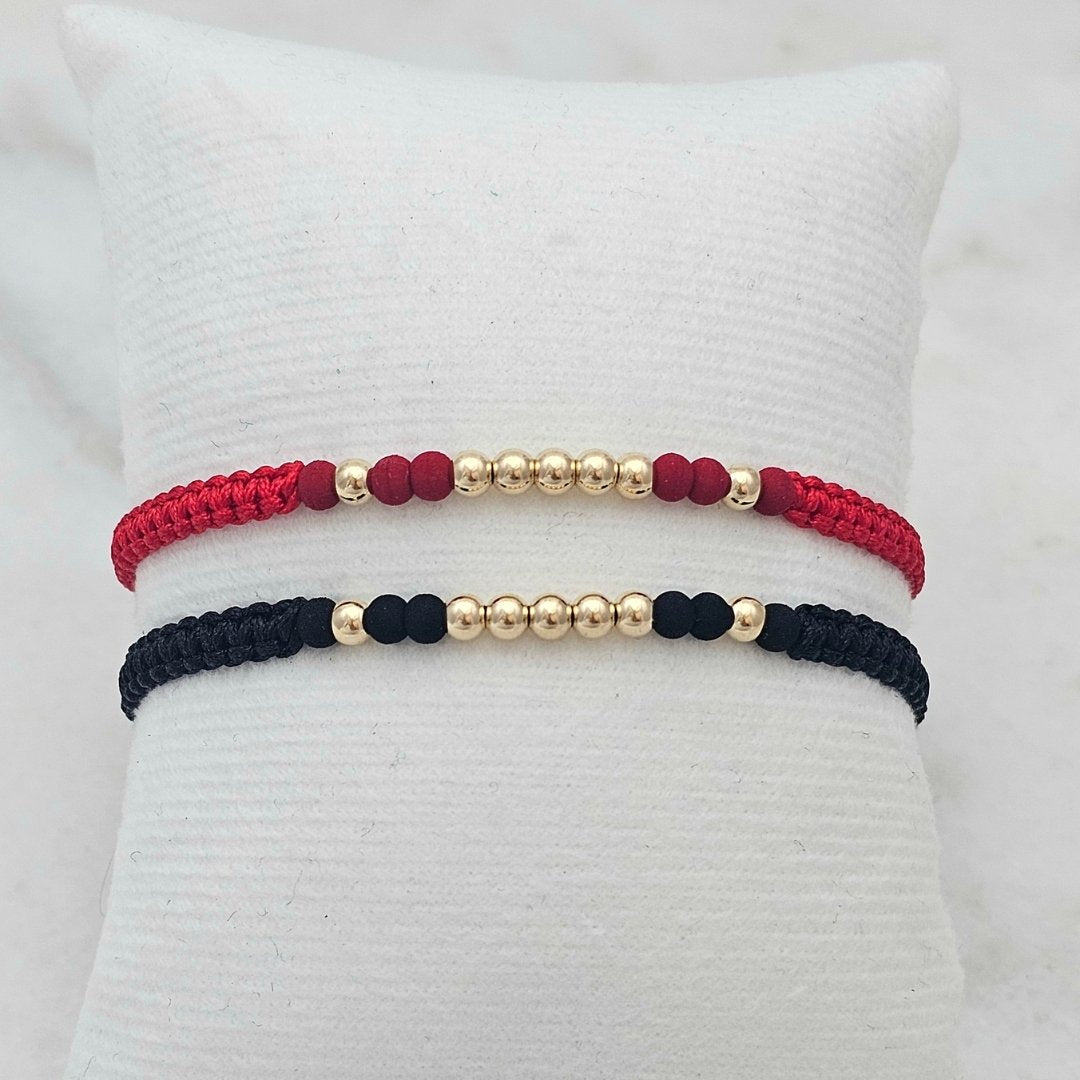 Pulsera Neo-Balín 4mm en oro laminado