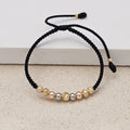 Pulsera Multi Balín Diamantado en oro laminado