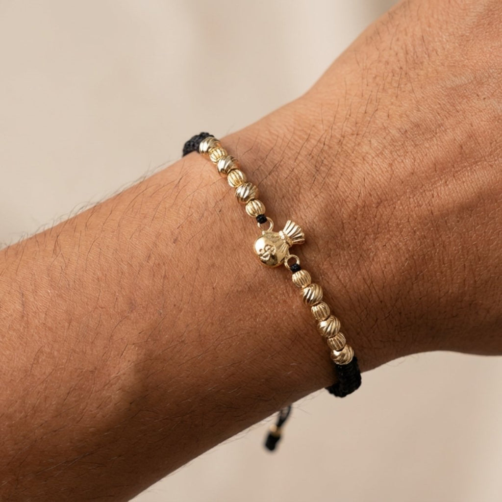 Pulsera Bolsa de Dinero en oro laminado