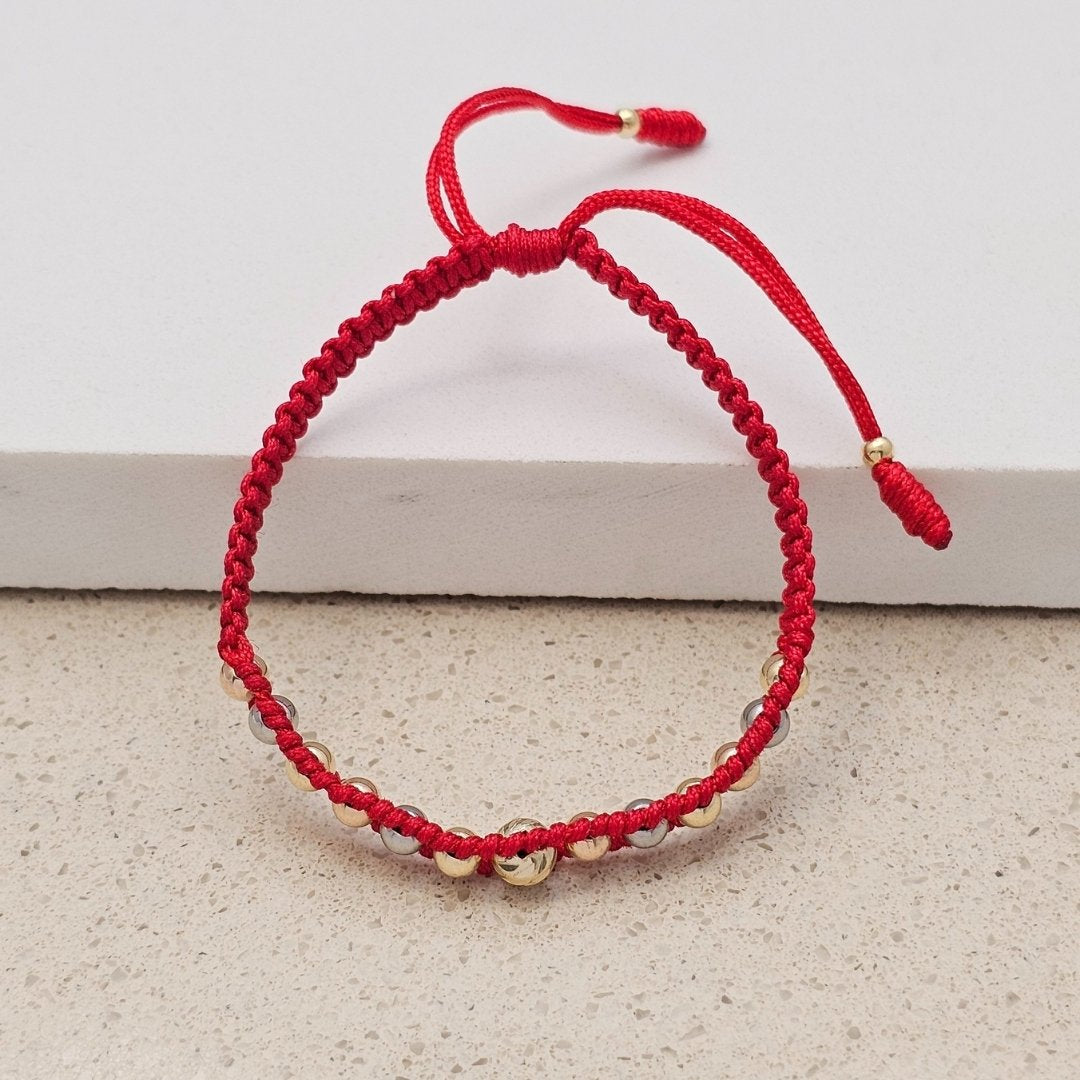 Pulsera Enlazado 3 Oros en oro laminado